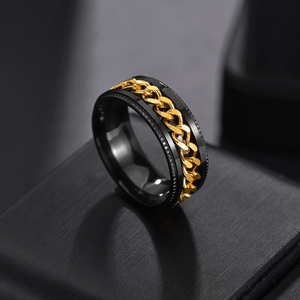 Titanium Chained Ring