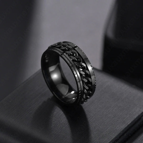 Titanium Chained Ring