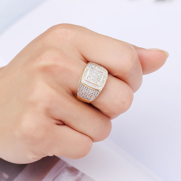 Cubic Studded Ring
