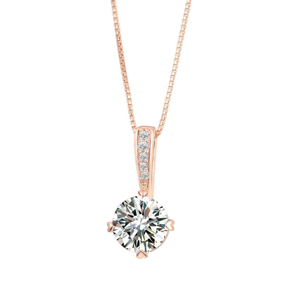 18k Plated Rose Gold Necklace Discounted
